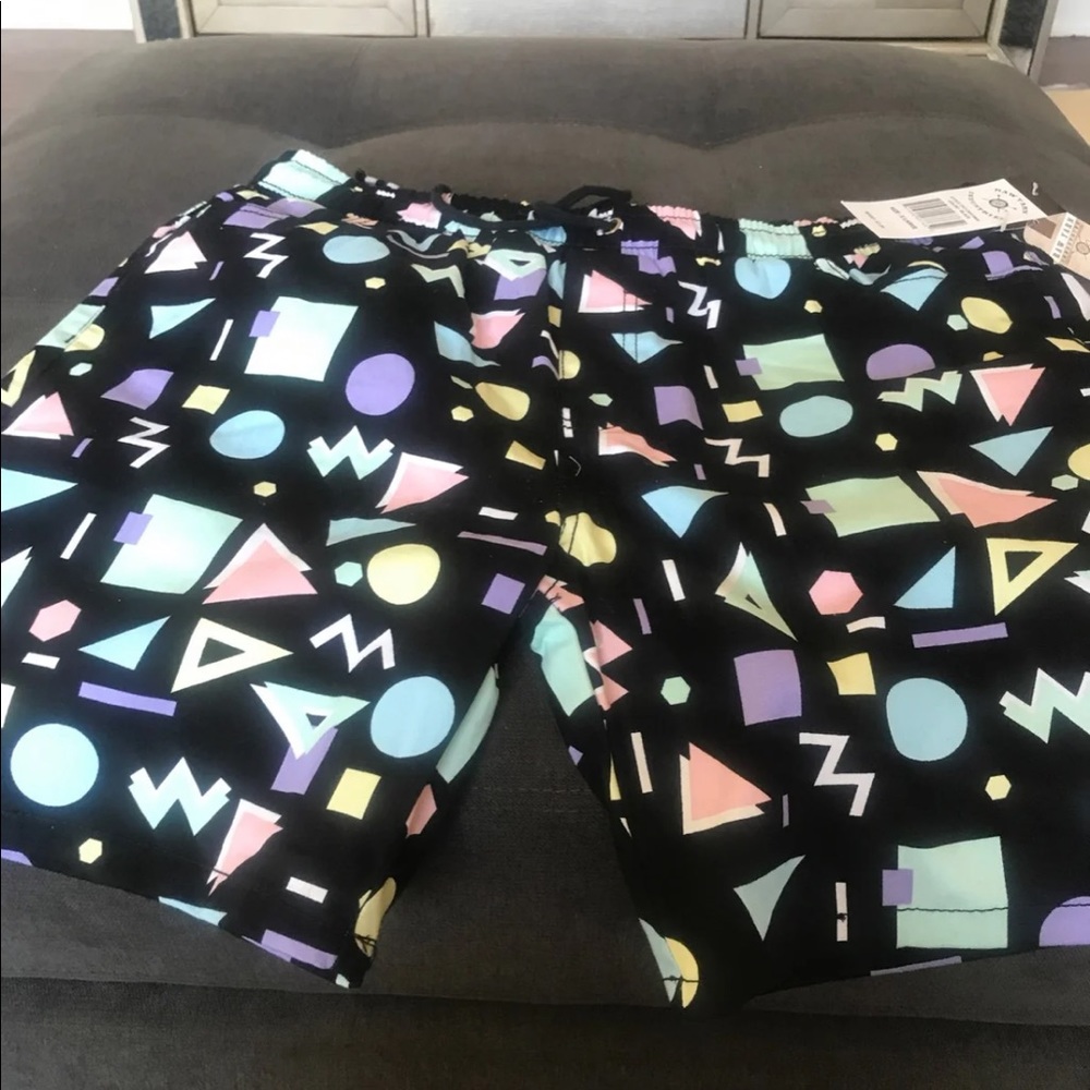Raw yarn print shorts - Picture 2 of 6